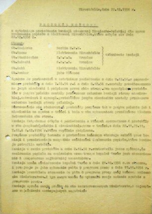 1.2.1 Zusammenarbeit VR Polen: Schluß-Protokoll Aschekommission Hirschfelde-Turów
