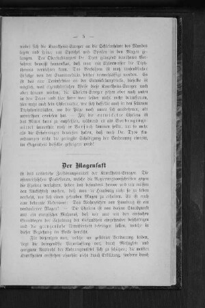 Der Magensaft