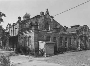Dresden-Leipziger Vorstadt. Alter Schlachthof, Hauptgebäude (Nordseite)