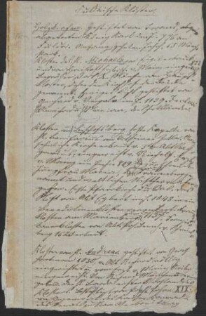 [Handschriftliche Notizen: Fuldische Klöster]