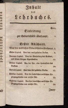 Inhalt des Lehrbuches