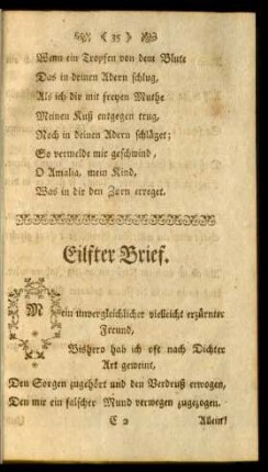 Eilfter Brief - Zwanzigster Brief