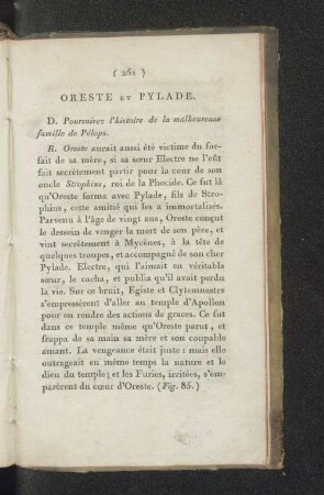 ORESTE et PYLADE.