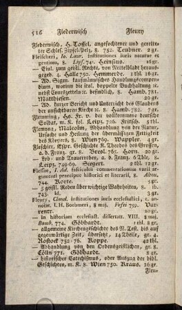 516-527, Flederwisch - Fragen