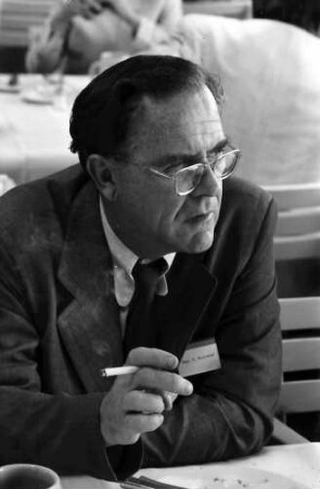 24. Tagung 1974 Chemiker; Bayrisches Frühstück: Geoffrey Wilkinson