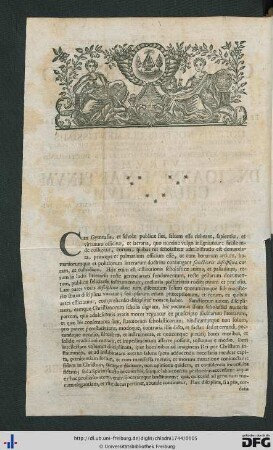 Singulari Providentiae Divinae Consilio A Serenissimis Principibus Ac Dominis Domino Christiano Ernesto Ac Domino Francisco Iosia Fratribus Ducibus Saxoniae Iuliaci Cliviae ...