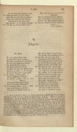 VI. Idylle