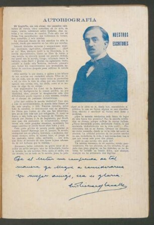 Nuestros escritores: Enrique Richard Lavalle : Autobiografía