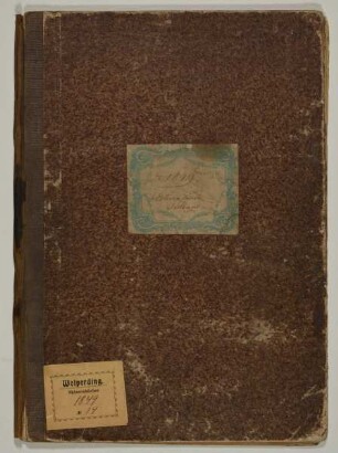 Skizzenbuch 1849. Eckernförde u. Jütland