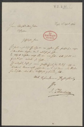 Brief an Friedrich Wilhelm Jähns : 02.04.1868