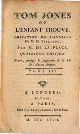 Tom Jones Ou L'Enfant Trouvé, 3