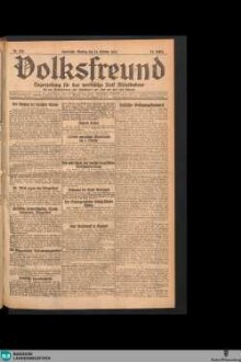 Der Volksfreund : Tageszeitung für das werktätige Volk Mittelbadens