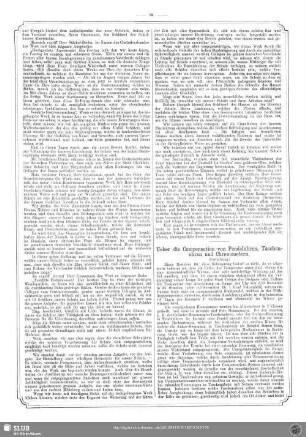 Ueber die Compensation von Pendeluhren, Taschenuhren und Chronometern (Fortsetzung)