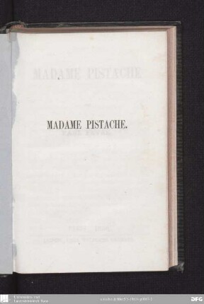 Madame Pistache