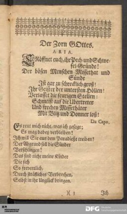 Der Zorn Gottes