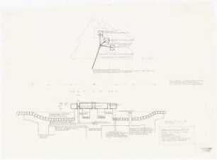 Kreishandelsschule, Lemgo Außenanlage: Technischer Plan Wasserspiel, Details 1:100, 1:10