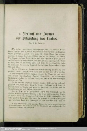 3. Verlauf und Formen der Besiedelung des Landes