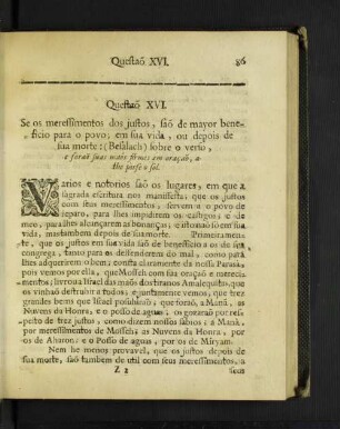 [Questaó XVI.- Questaó XIX.]