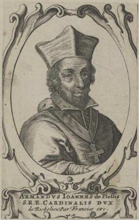 Bildnis von Armandvs Ioannes de Plessis, Kardinal de Richelieu