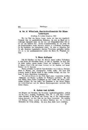 Dr. F. Wündisch, Geschichtsübersicht für Elsass-Lothringen