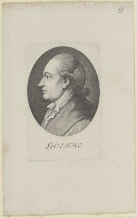 Bildnis des Johann Wolfgang Goethe