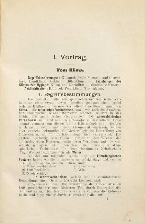 Die gesamte Hygiene in 30 Vorträgen : ein Leitfaden für das hygienische Studium und ein Vademecum für die medicinischen Staatsprüfungen