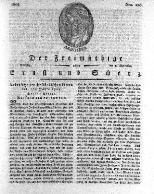 Nro. 226, Dienstag den 12. November