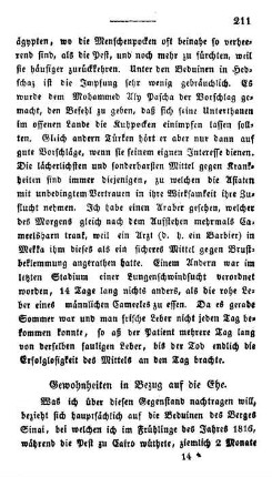 Gewohnheiten in Bezug auf die Ehe.