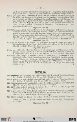Sicilia (Nr. 320-437)