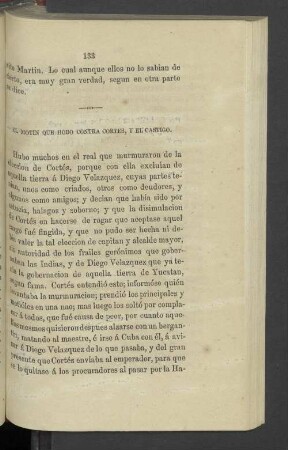 El Motin Que Hobo Contra Cortes, Y El Castigo