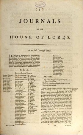 Journals of the House of Lords. 37. 1783/87