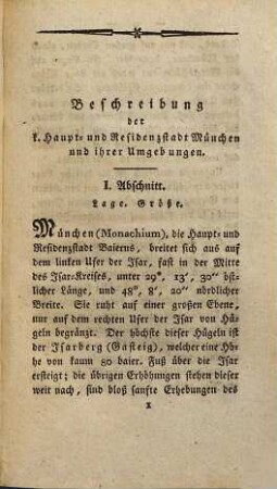 Beschreibung der Haupt- und Residenzstadt München und ihrer Umgebungen : in topographischer, geschichtlicher und statistischer Hinsicht