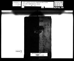 Alte Aufschrift: "Copial in Parthey Sachen"