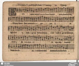 10. Domine nonne bonum semen