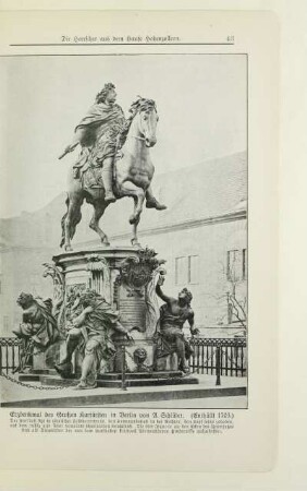 Erzdenkmal des Großen Kurfürsten in Berlin von A. Schlüter