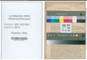 Entnazifizierung Willy Gaertner , geb. 19.01.1908 (Justizbeamter)