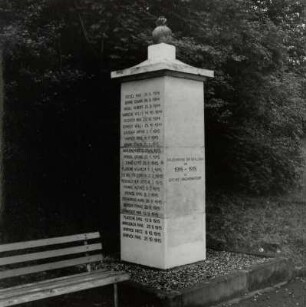 Denkmal für die Gefallenen des 1. Weltkrieges : Denkmal für die Gefallenen des 1. Weltkrieges. Sandstein (um 1920). Bad Gottleuba-Berggießhübel-Langenhennersdorf, Am Berg