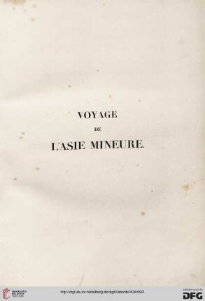 Voyage de l'Asie mineure