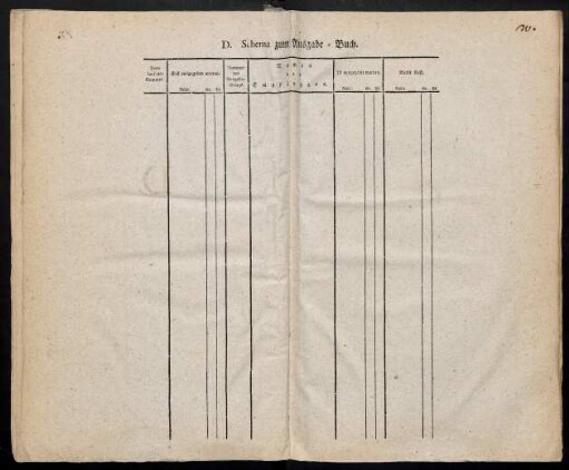 Schema zum Ausgabe-Buch.