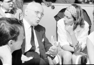 16. Tagung 1966 Mediziner; Porträts auf dem Schiff: André F. Cournand im Gespräch