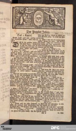 Der Prophet Jesaia.