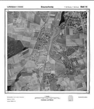 Braunschweig Bl. 14, Gauß-Krüger-Koordinaten: Rechtswert: 3600, Hochwert: 5788