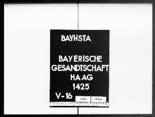 Briefe an die bayerische Gesandtschaft von de Lalande