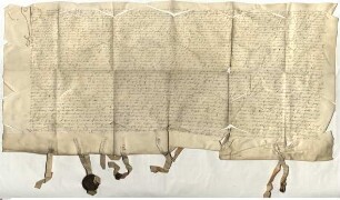 Obligation der Gebrüder von Riedesel über die Abfindung der Tochter des verstorbenen Theodor Riedesel