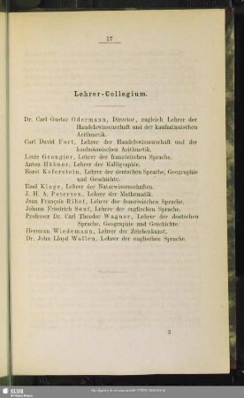 Lehrer-Collegium