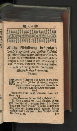 Kurtze Abbildung ... [u. a.]