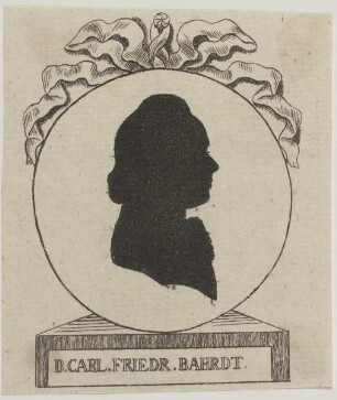 Bildnis des Carl Friedr. Bahrdt