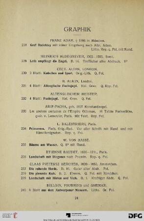 Graphik (Nr. 228-280)