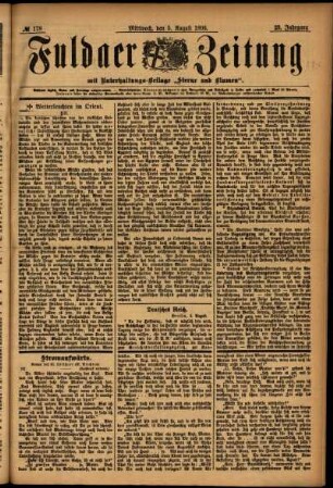 Ausgabe vom Mittwoch, den 05. August 1896.