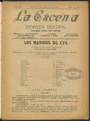 Los maridos de Eva : pochade en dos actos